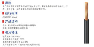 450-750v及以下阻燃型聚氯乙烯绝缘电线