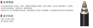 特殊场合轨道交通用电缆
